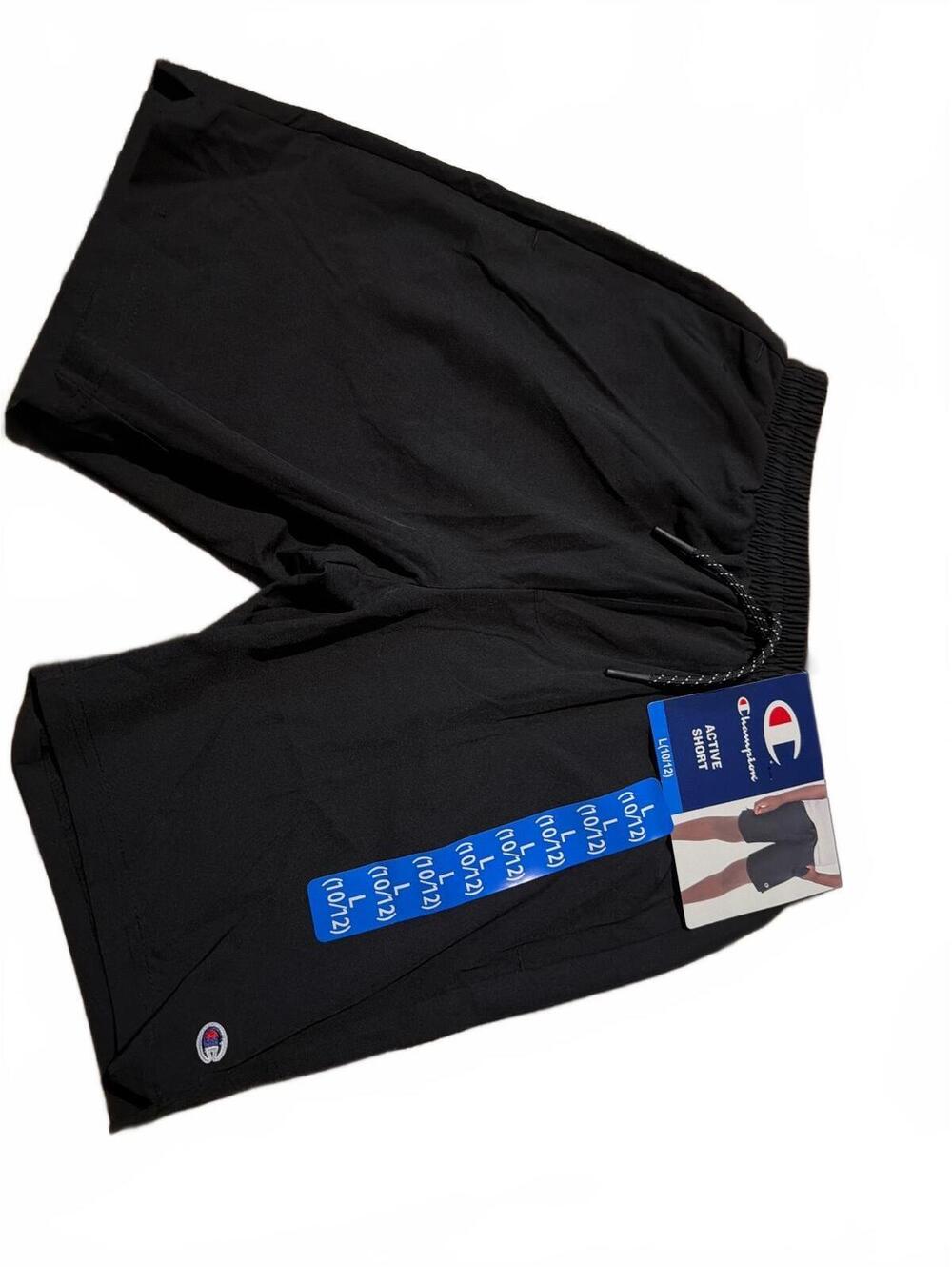 Champion Men's Black Active Shorts Size Large